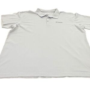 Columbia Active Fit Men's‎ Polo Shirt; Light Gray; Size XL